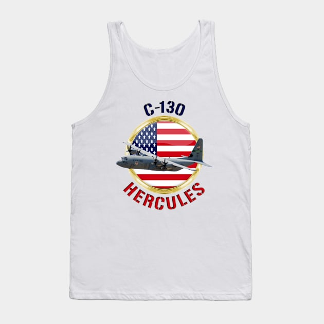 C-130 Hercules USA Tank Top by MilMerchant